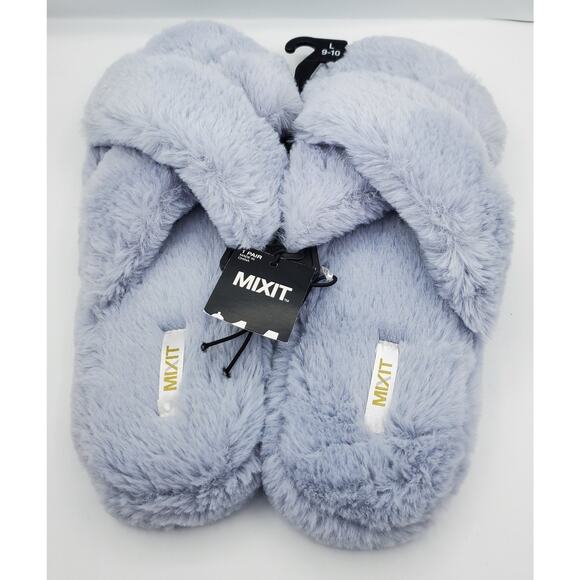 Mixit Lavender Purple House Slippers Size Large Womens Size 9-10 - NWT - Picture 1 of 3